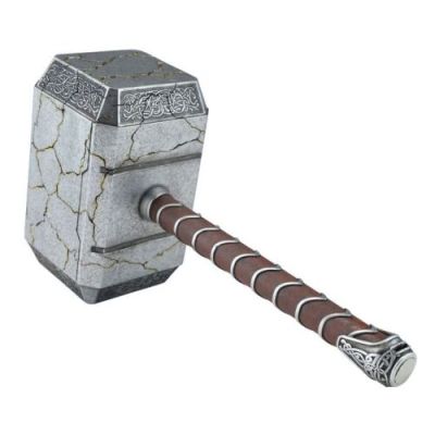 THOR: LOVE AND THUNDER (2022) - Lot #223 : Jane Foster‘s (Natalie Portman) Lightweight Cracked Mighty Thor Mjolnir Hammer