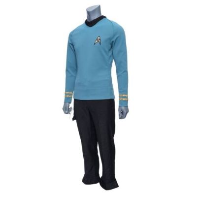 Star Trek: the Original Series (T.V. Series, 1966-1969) | Lot 337 : Spock’s (Leonard Nimoy) Screen-Matched Season 3 Science Officer Costume | Propstore
