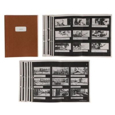 James Bond: Octopussy (1983) | Lot  227. The Terry Madden Collection: Incomplete Hand-Annotated and Highlighted Script and Collection of 51 Printed Storyboard Pages | Propstore