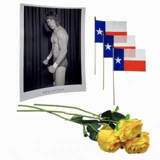 The Iron Claw Kerry Von Erich Jeremy Allen White Screen Used Photograph, 3 Flags & 3 Roses | VIP Fan Auctions