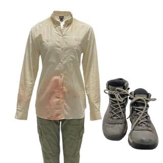 Civil War Lee Kirsten Dunst Screen Worn Shirt, Pants & Boots Ch 7a Sc 96-99, 100-112 | VIP Fan Auctions