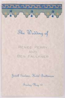 DESPERATE HOUSEWIVES - ORIGINAL PROP WEDDING PROGRAMME | Auctioneum Ltd