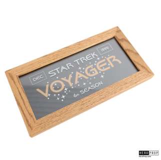 Star Trek Voyager | Star Trek: Voyager (1995) – Season Six Cast & Crew Plaque | HeroProp