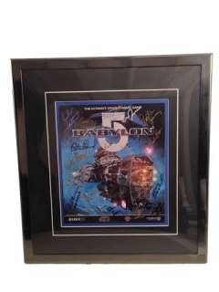 Babylon 5 Cast Signed Poster Framed | Premiere Props