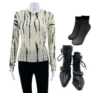 Scream VI Kirby Reed (Hayden Panettiere) Screen Worn Shirt, Jeans, Boots & Socks Ch 3 Sc 48-88 | VIP Fan Auctions