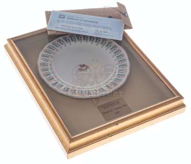 Titanic – First Class Dinner Plate – VI696 | Icons of Pop Culture