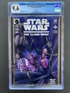 Star Wars: The Clone Wars #1 CGC 9.6 1st Ahsoka Special Edition Limited 1000