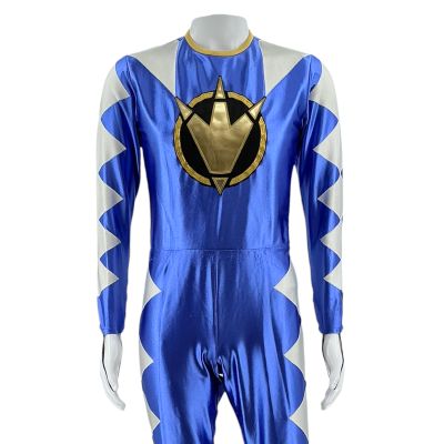 Power Rangers Dino Thunder (2004) Blue Dino Thunder Ranger Screen Worn Stunt Double Jumpsuit Sc Multiple | VIP Fan Auctions