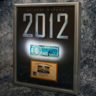 2012 – Ark Boarding Pass – A801 | Icons of Pop Culture