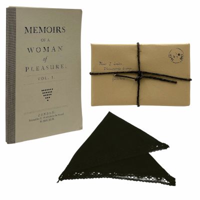 Lot 87: Wuthering Heights Isabella (Alison Oliver) Production Used Letter, Book & Handkerchief | VIP Fan Auctions