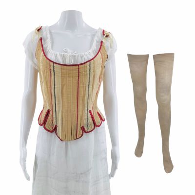 Wuthering Heights Zillah (Amy Morgan) Screen Worn Chemise, Corset & Stockings Ch 1 Sc 1, 4a | VIP Fan Auctions