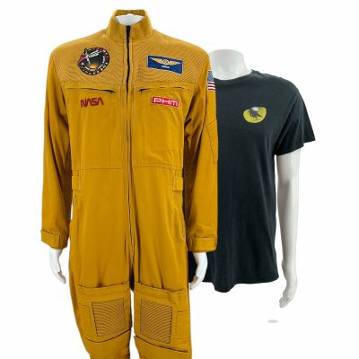 Lot #7: Project Hail Mary Grace Screen Worn Flight Suit & T-Shirt Ch 14, 21, 23 Sc Multiple