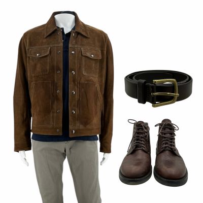 Lot 78: Onslaught Baylor Screen Worn Stunt Double Jacket, Shirt, Pants, Belt & Boots Ch 1 Sc 46 | VIP Fan Auctions