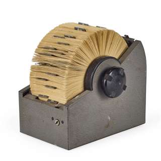 Lot #49 - Brando Personal Home Office Contact Rolodex