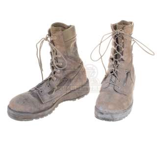 Lot 58 - Battle Los Angeles – Cpl. Lee Imlay‘s Marine Combat Boots - A774