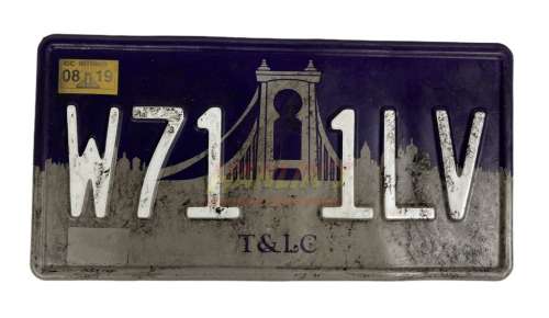 Lot 296 - The Batman (2022) - Gotham City Taxi License Plate