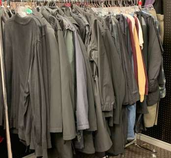 "Adventure Mystery Movie" - Rack full of assorted wardrobe includes shirts/ jackets/ pants (approx. | Direct Liquidation