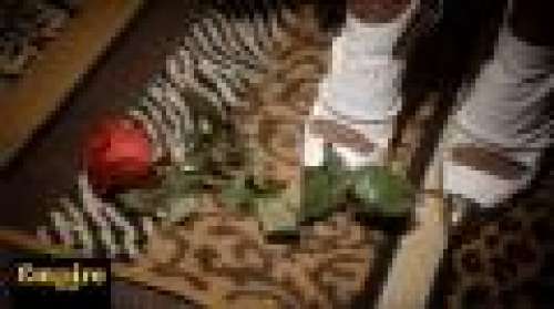 Empire | Cookie’s White & Gold Heels | ScreenBid