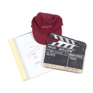 Lot 47 - Willow: A Wooden Clapperboard Used In Production, Lucasfilm, 1988,