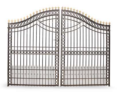 The Crown | The gates from the Buckingham Palace exterior set on the Backlot at Elstree StudiosCreated by The Crown’s Construction Department, and first seen in Season 1 (qty) | Bonhams