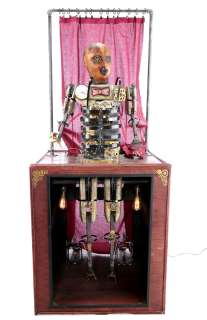 The House with a Clock in Its Walls | Jonathan Barnavelt’s (Jack Black) Large Mustached Light-Up Automaton with Puppeteer Controls | Propstore