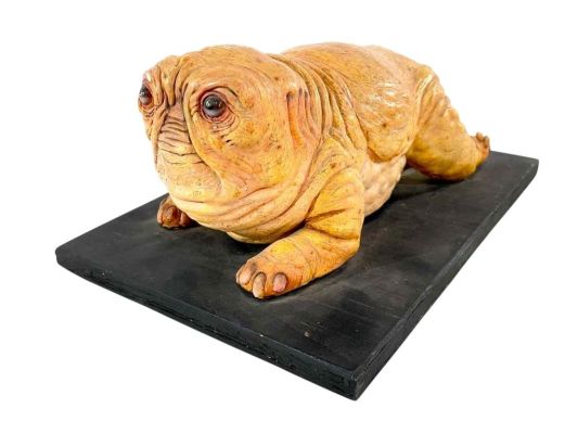 Evolution (2001) (Phil Tippett Collection) - Cutie Pie Monster Painted Maquette + Concept Art | Hanlin Auction Service