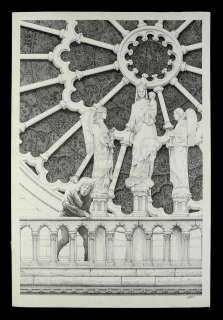 HUNCHBACK OF NOTRE DAME, THE (1923) - Lot 347 - Hand-Drawn Quasimodo (Lon Chaney) Cathedral Poster by Gerhard