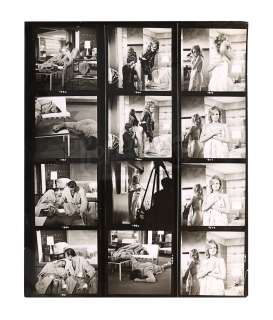 JAMES BOND: DR. NO (1962) - Lot 381 - James Bond (Sean Connery) and Honey Ryder (Ursula Andress) Photo Contact Sheet