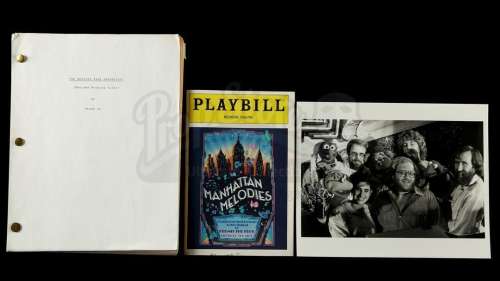 THE MUPPETS TAKE MANHATTAN (1993) - Lot 529 - Manhattan Melodies Playbill with Production Script and Promo Photo