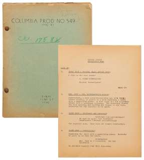 Moe Howard’s Personally Owned Script for The Three Stooges 1943 Film ’’Spook Louder’’ | Nate Sanders