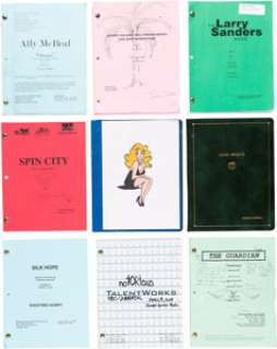 A Farrah Fawcett Large Collection of Scripts from Television Shows, 1980s-2000s. (Total: 2)