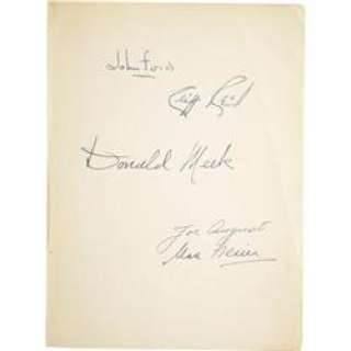 Lot 21468 - Leather-Bound Script for "The Informer," Signed