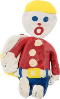 Mr. Bill Flattened Painted Clay Puppet from Ramada Hotel Commercial Campaign (NBC TV, 1975-)... | Heritage
