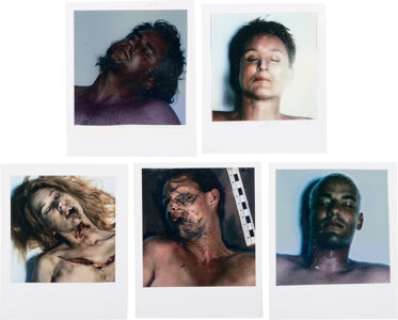 Peter Krause "Nate Fisher" and Freddy Rodriguez "Federico Diaz" Embalming Room Set Decoration: Before & After (Digital Enhanc...