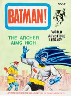 Batman World Adventure Library #11 Original Artwork (Walt Howarth, 1966). | Heritage