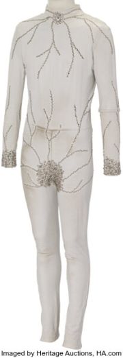 Marilyn Manson White Leather Jumpsuit Worn in "I Don’t Like The Drugs (But The Drugs Like Me)" (1999) Music Video. | Heritage