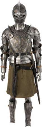 Loras Tyrell (Finn Jones) Armor Ensemble with Weapon from Game of Thrones (HBO® Original 2011-2019, Season 2). (Total: 3 Items) | Heritage
