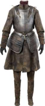 Dickon Tarly (Tom Harper) Armor Ensemble from Game of Thrones (HBO® Original 2011-2019, Season 7).