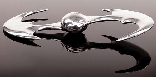 Lot 957 - Metal "sonic" Batarang created for Batman Forever.