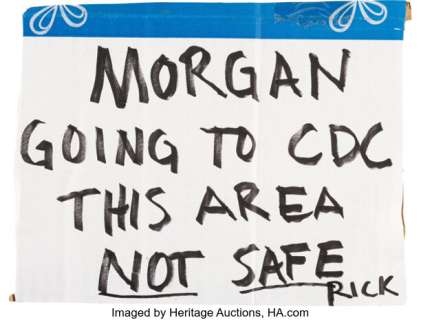Rick Grimes (Andrew Lincoln), Hero Letter to Morgan Jones (Lennie James) from The Walking Dead (AMC 2010-2022, Season 1).