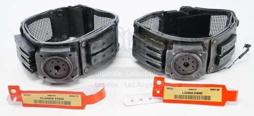 The Gifted | Blink and Polaris’ Inmate Bracelets with Two Inhibitor Collars | Propstore