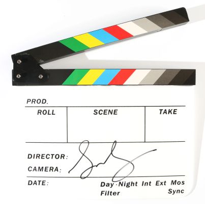 Greta Gerwig Director of Barbie, Lady Bird, & Narnia: The Magician’s Nephew Signed Prop Replica Clapperboard | SWAU