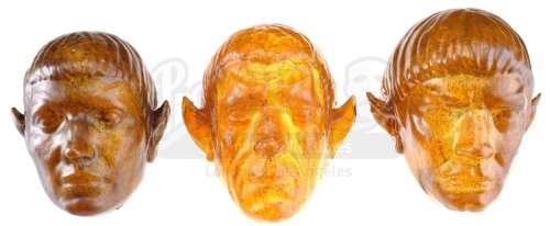Star Trek: Discovery - Lot 83 - ‘Light and Shadows‘ (207) - Three Vulcan Crypt Masks