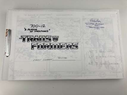 Transformers | Transformers - Marvel Productions Storyboards | Catawiki