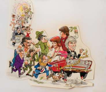 Baltimore Bullet vintage original poster art by Jack Davis. | Profiles in History