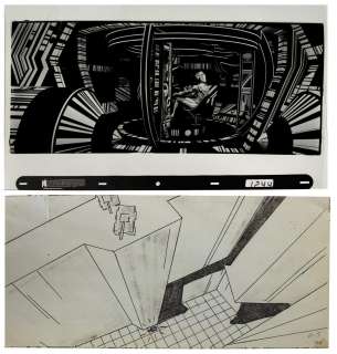 Original Tron Effects Cel & Storyboard. | Van Eaton Galleries