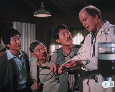 MASH - Sab Shimono - Autograph, Photo with Beckett COA