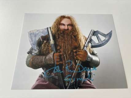 Lord of the Rings - Signed by John Rhys Davies | Catawiki