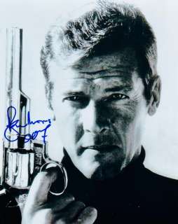 James Bond - Sir Roger Moore, signed with COA | Catawiki