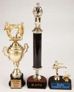 Lot 1344 - Green Hornet Chou as "Kato" 3 martial arts trphs